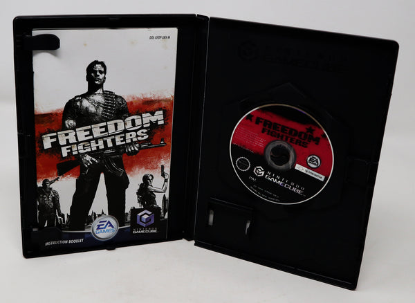 Vintage 2003 Nintendo Gamecube Freedom Fighters Video Game PAL 1-4 Players