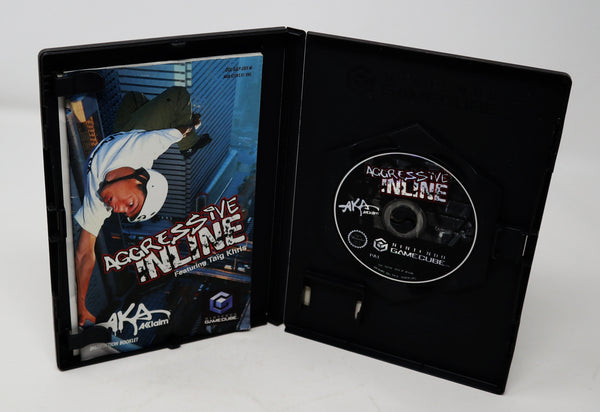 Vintage 2002 Nintendo Gamecube Aggressive Inline Featuring Taig Khris Skateboarding Video Game PAL 2 Players