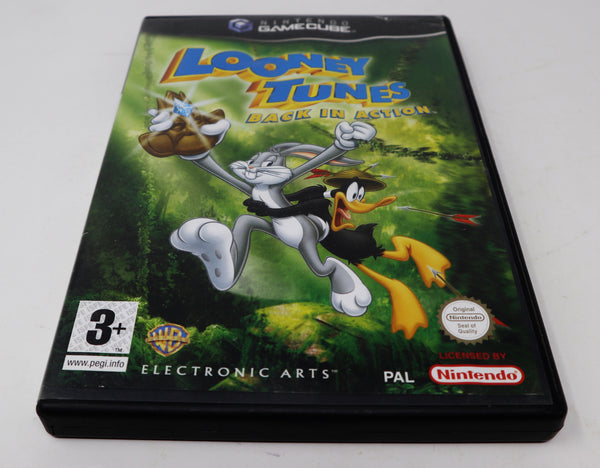 Vintage 2003 Nintendo Gamecube Looney Tunes Back In Action Video Game PAL 1 Player