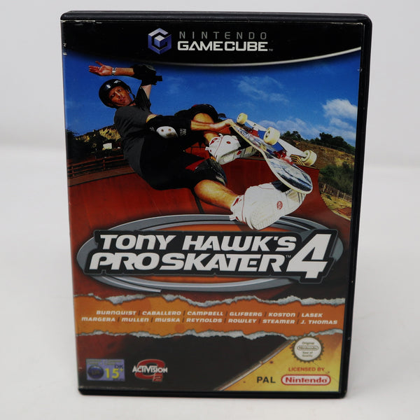 Vintage 2002 Nintendo Gamecube Tony Hawk's Pro Skater 4 Skateboarding Video Game PAL 2 Players