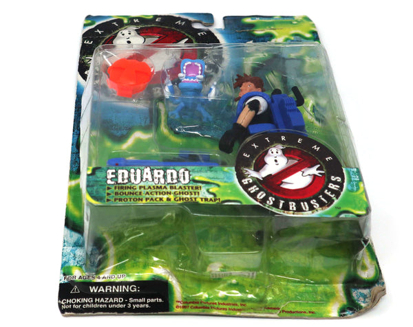 Vintage 1997 90s Trendmasters Extreme Ghostbusters Eduardo Action Figure Carded MOC