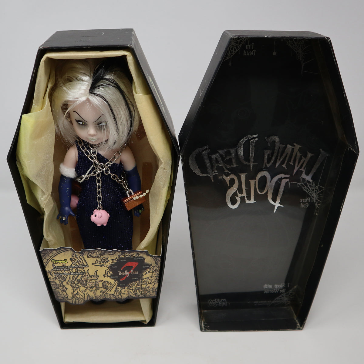 2004 Mezco Toyz Living Dead Dolls Series 7 Seven Deadly Sins Greed (Miss  McGreedy) 10