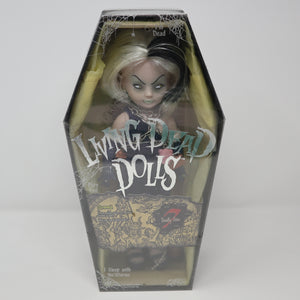 2004 Mezco Toyz Living Dead Dolls Series 7 Seven Deadly Sins Greed (Miss McGreedy) 10" Doll Complete Boxed Sealed Rare
