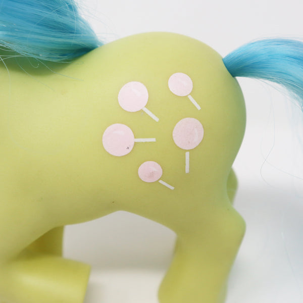 Vintage 1984 80s Hasbro My Little Pony (MLP) G1 Groom and Style Ponies Tootsie Earth Pony