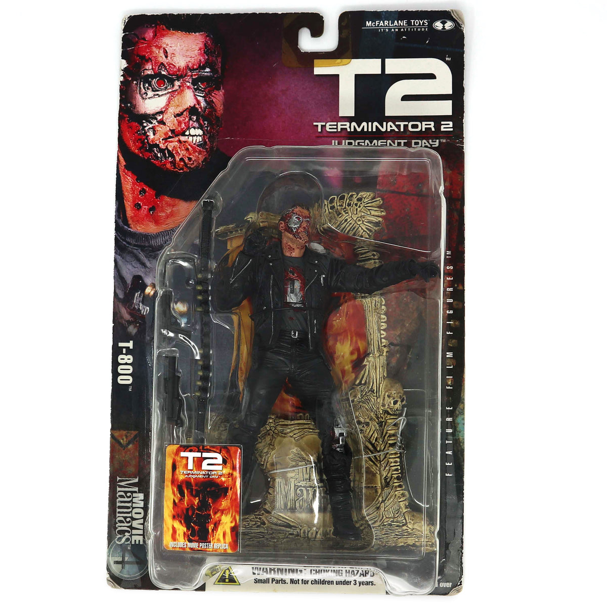McFarlane Toys ムービーマニアックス4 T2 T-800 2001 Movie Maniacs Series 4 T-800 T2 Terminator 2 Judgment Day