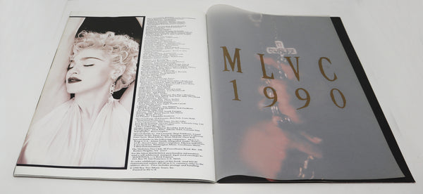 Vintage 90s Madonna Blond Blonde Ambition World Tour 1990 Concert Programme Program Book (No Max Factor Postcards)