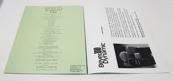 Vintage 80s Genesis Duke In Concert 1980 Tour Concert Programme Program Book Phil Collins