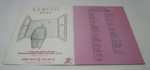 Vintage 80s Genesis Duke In Concert 1980 Tour Concert Programme Program Book Phil Collins