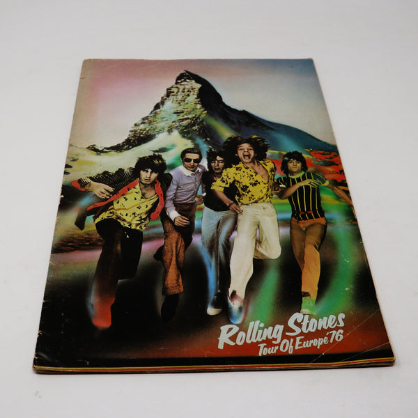 Vintage 70s Rolling Stones Tour Of Europe '76 Tour Concert Programme Program Book Mick Jagger