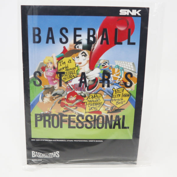 Vintage 1990 90s SNK Neo-Geo AES Baseball Stars Professional Video Game Japan
