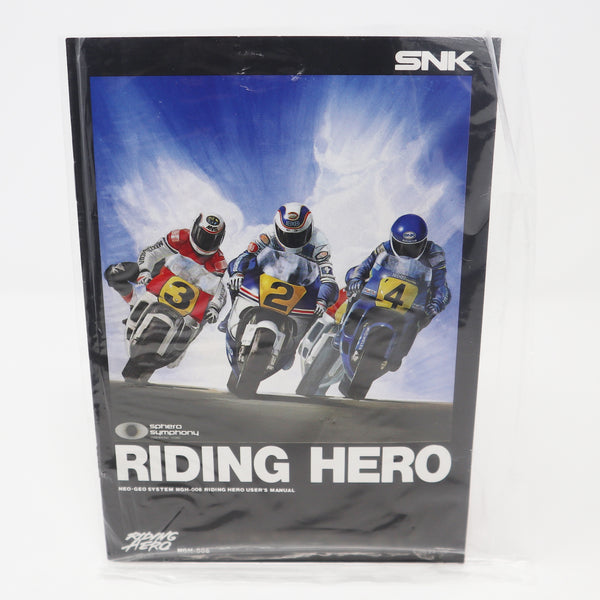 Vintage 1990 90s SNK Neo-Geo AES Riding Hero Video Game Japan