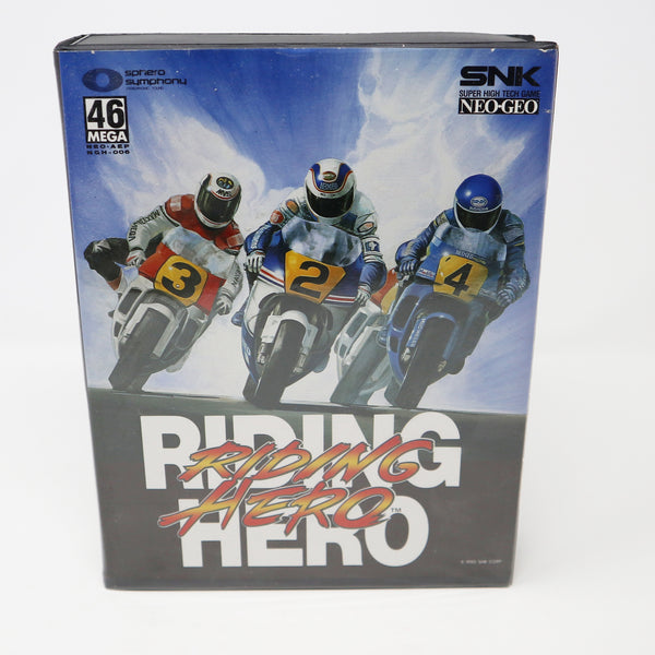 Vintage 1990 90s SNK Neo-Geo AES Riding Hero Video Game Japan