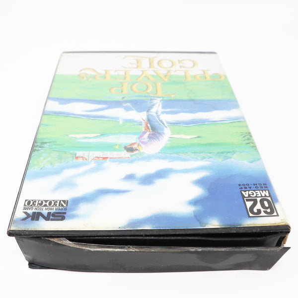 Vintage 1990 90s SNK Neo-Geo AES Top Player's Golf Video Game Japan