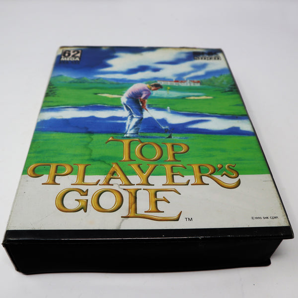 Vintage 1990 90s SNK Neo-Geo AES Top Player's Golf Video Game Japan