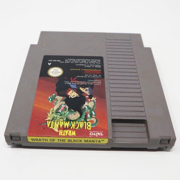 Vintage 1990s Nintendo Entertainment System NES Wrath Of The Black Manta Video Game Pal A