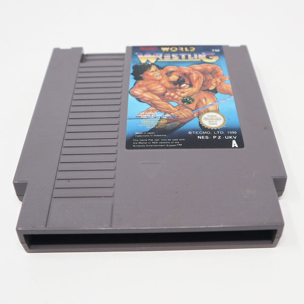 Vintage 1990 90s Nintendo Entertainment System NES World Wrestling Video Game Pal A