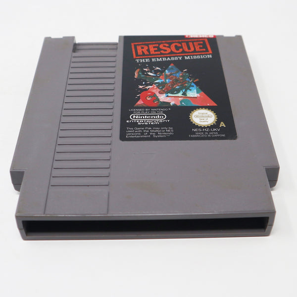 Vintage 1990s Nintendo Entertainment System NES Rescue The Embassy Mission Video Game Pal A
