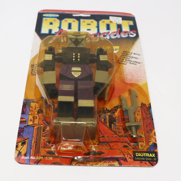 Vintage 1984 80s Remco Robot Renegades Diotrax - Collectible Series - 37 Fully Poseable 5.5" Action Figure MOC Carded Sealed Rare