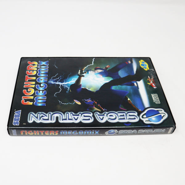 Vintage 1995 90s Sega Saturn Fighters Megamix Video Game PAL French Secam 2 Players