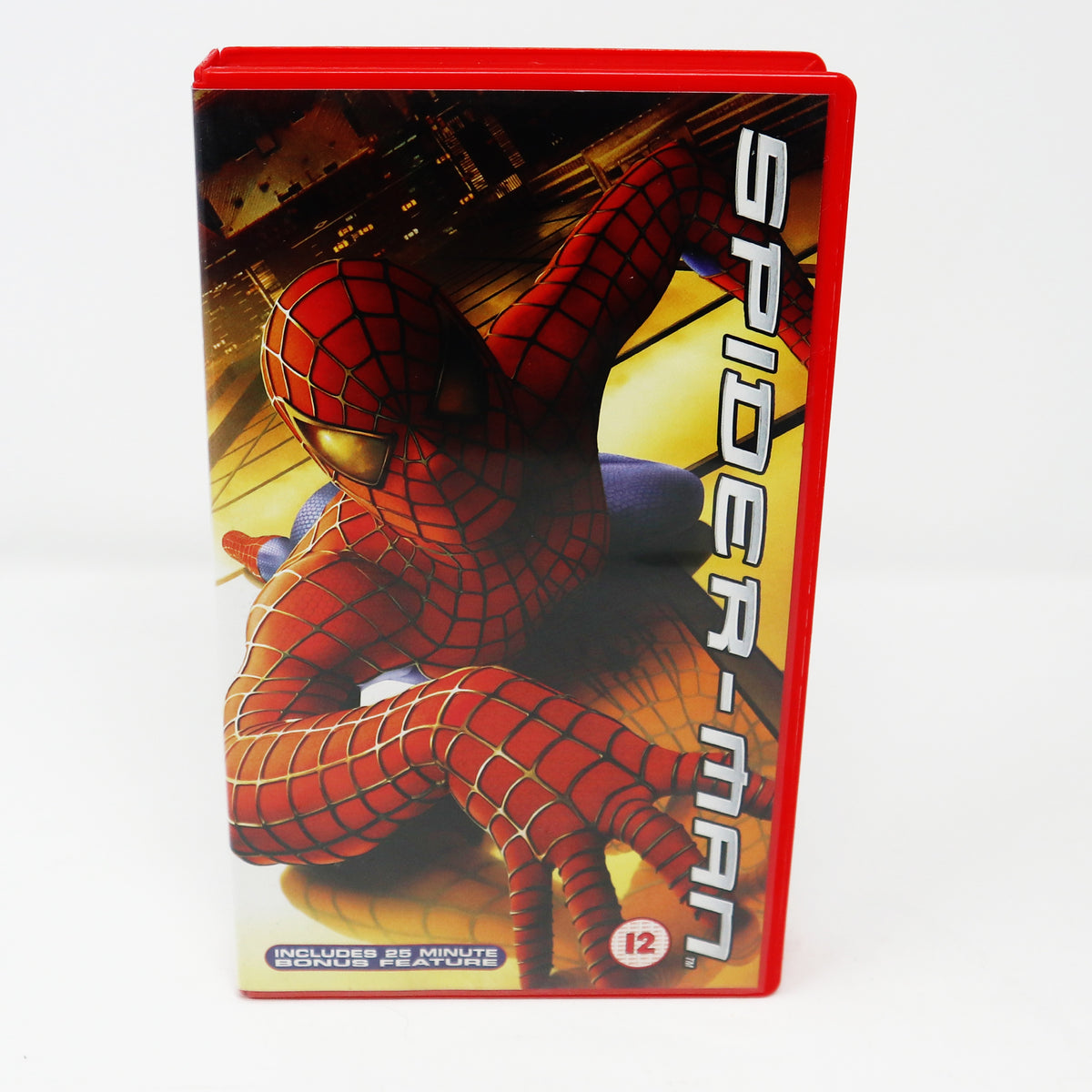 2002 Columbia Pictures Spider-Man Spiderman Tobey Maguire Kirsten Dunst  Willem Dafoe PAL VHS (Video Home System) Tape Sealed Rare