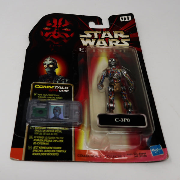 Vintage 1999 90s Hasbro Star Wars Episode I Collection 2 C-3PO Talking Action Figure Carded MOC