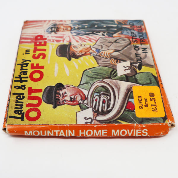 Vintage Mountain Home Movies Super 8mm Laurel & Hardy In Out Of Step T298 Film Movie Reel Boxed