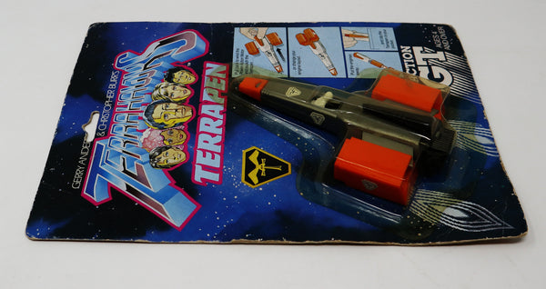 Vintage 1983 80s Action GT Gerry Anderson & Christopher Burr's Terrahawks Terrapen Pen Vehicle For Writing Or Drawing Carded MOC