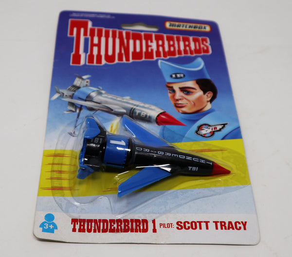 Vintage 1992 90s Matchbox Thunderbirds Thunderbird 1 Pilot: Scott Tracy Vehicle Carded MOC