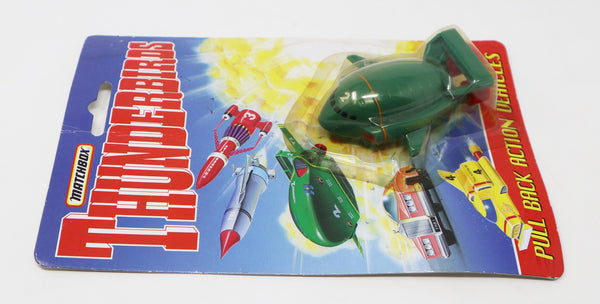 Vintage 1993 90s Matchbox Tyco Toys Thunderbirds Thunderbird 2 Pull Back Action Vehicles Carded MOC