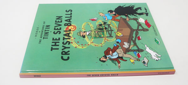 2011 Egmont Herge - The Adventures Of Tintin - The Seven Crystal Balls Comic Strip Story Hardback Book Reprint