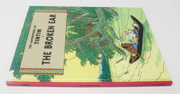 2011 Egmont Herge - The Adventures Of Tintin - The Broken Ear Comic Strip Story Hardback Book Reprint