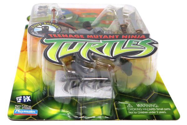 2002 Playmates Toys Teenage Mutant Ninja Turtles (TMNT) Modern Series Foot Soldier Action Figure Carded MOC