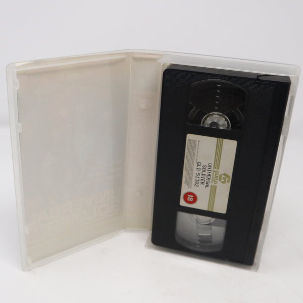 Vintage 1992 90s Guild Home Video Jean-Claude Van Damme Dolph Lundgren Universal Soldier PAL VHS (Video Home System) Tape