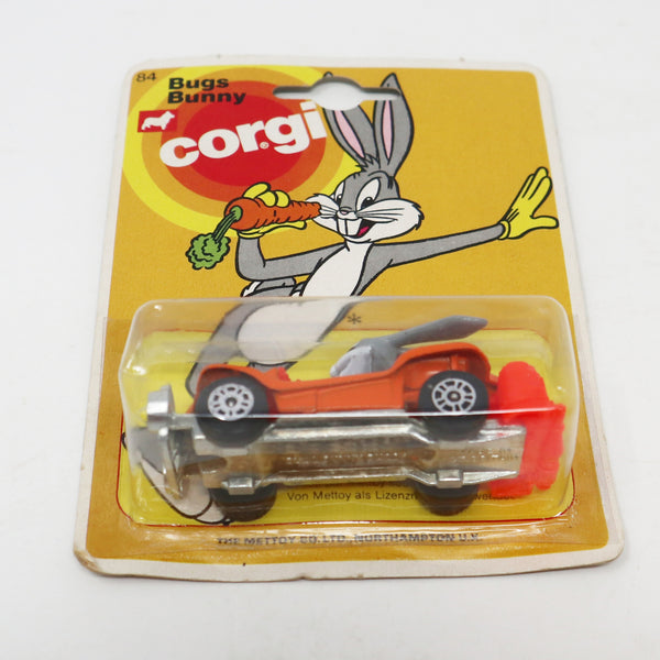 Vintage Corgi Juniors 84 Bugs Bunny Buggy Car Die-Cast Vehicle MOC Carded