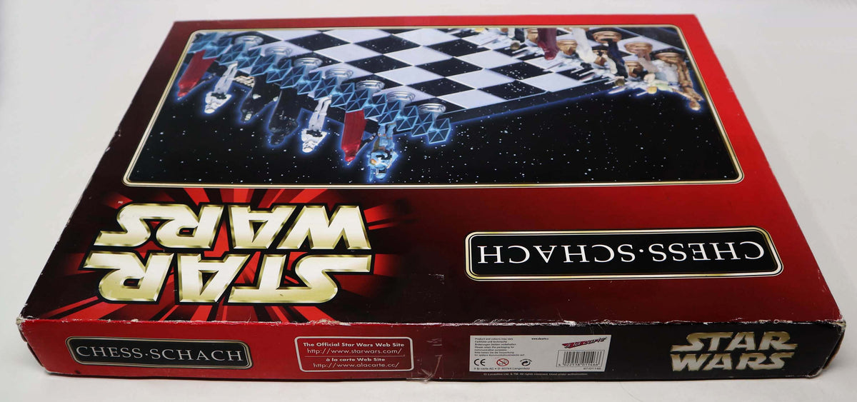 Vintage 1999 A La Carte Star Wars Chess-Schach Collector's 3D Chess Set  Game Boxed Rare