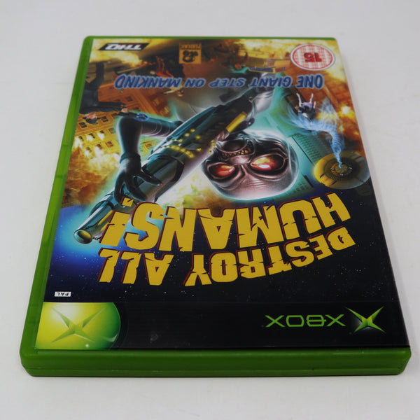 Vintage 2005 Microsoft Xbox X-Box Destroy All Humans! Video Game PAL 1 Player