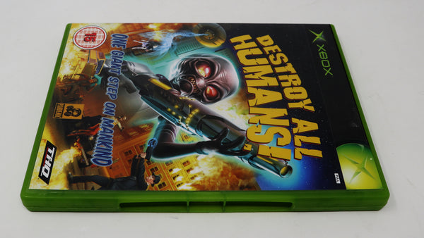 Vintage 2005 Microsoft Xbox X-Box Destroy All Humans! Video Game PAL 1 Player