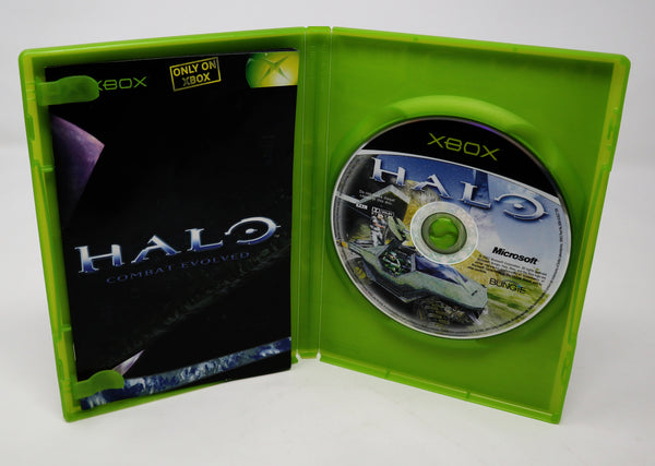 Vintage 2002 Microsoft Xbox X-Box Halo Combat Video Game PAL 1-4 Players