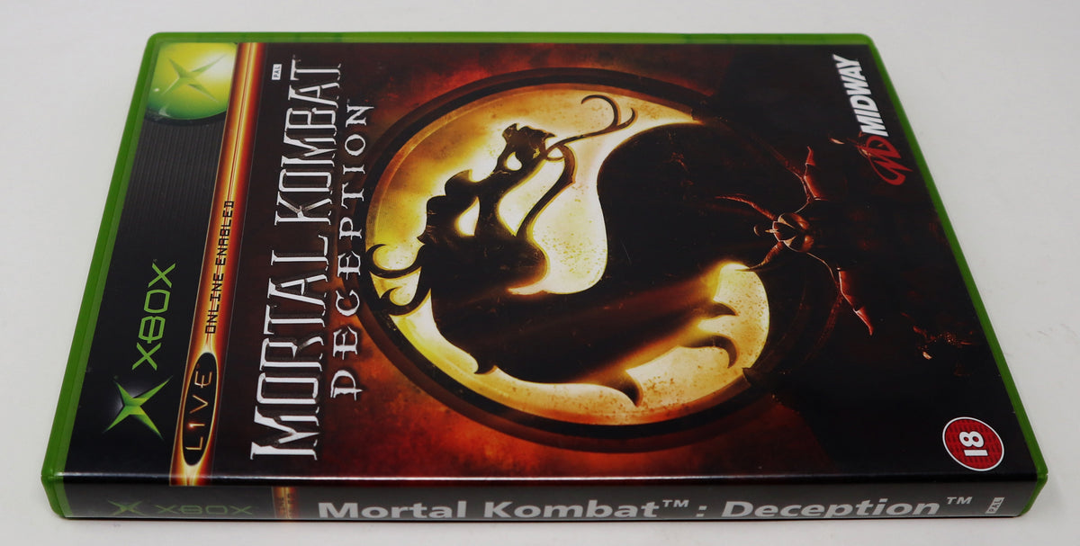 Vintage 2004 Microsoft Xbox X-Box Mortal Kombat Deception Video