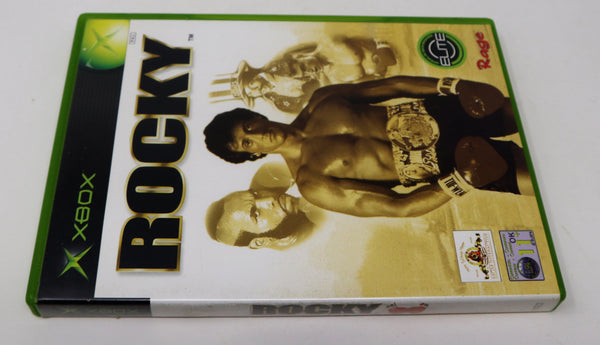 Vintage 2002 Microsoft Xbox X-Box Rocky Video Game PAL 1-2 Players