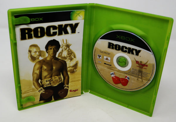 Vintage 2002 Microsoft Xbox X-Box Rocky Video Game PAL 1-2 Players