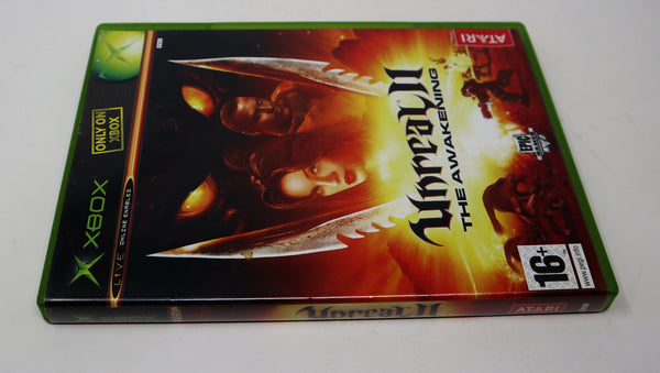 Vintage 2004 Microsoft Xbox X-Box Unreal II The Awakening Video Game PAL 1-2 Players