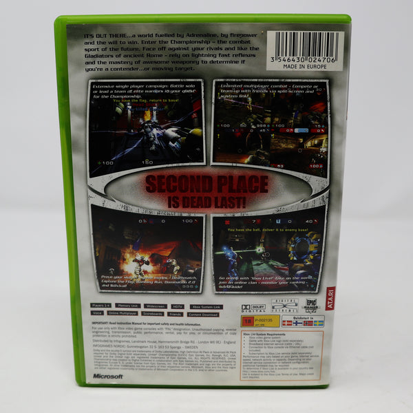 Vintage 2002 Microsoft Xbox X-Box Unreal Championship Video Game PAL 1-4 Players