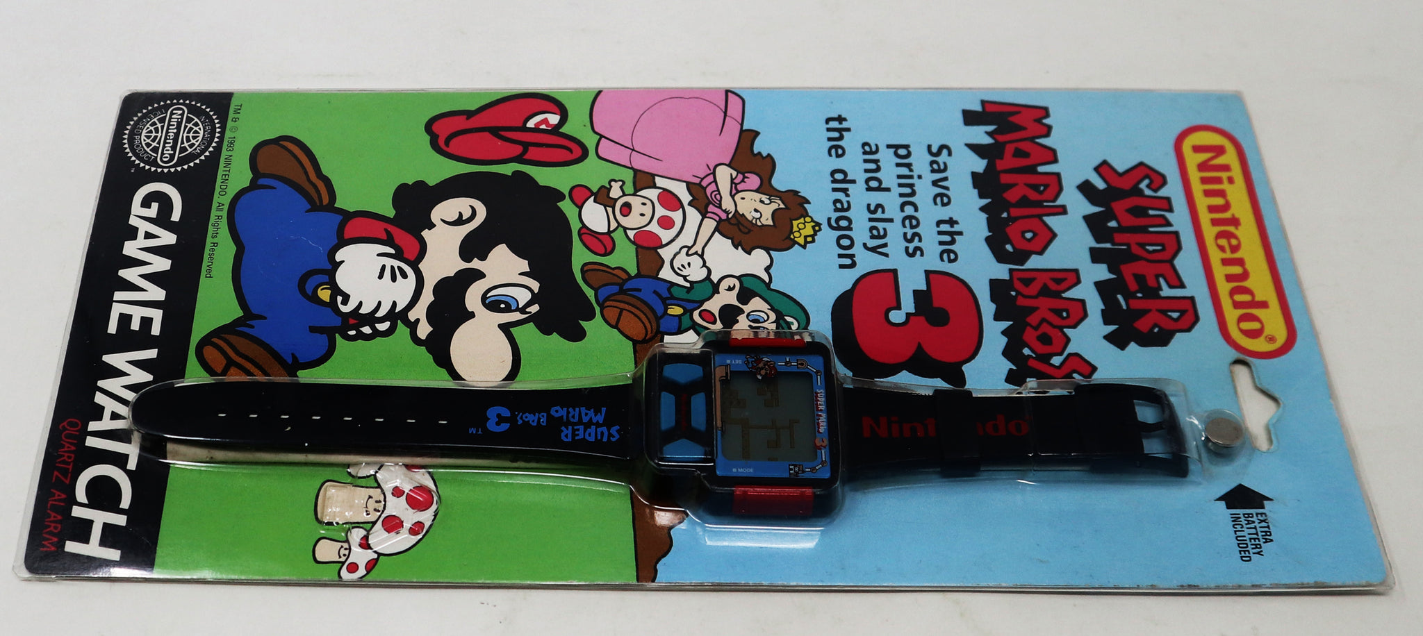 Vintage 1993 90s Nintendo Game Watch Super Mario Bros. 3 MOC