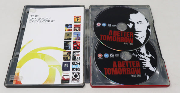 2006 A Better Tomorrow A Film By John Woo DVD Video 2-Disc Ultimate Edition Steelbook Boxset Pal Region 2 Rare Chow Yun-Fat Ti Lung Leslie Cheung Martial Arts Retro