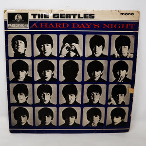 Vintage 1964 60s EMI Parlophone Records The Beatles - A Hard Day's Night 12" LP Album Vinyl Record Rare UK Mono Version