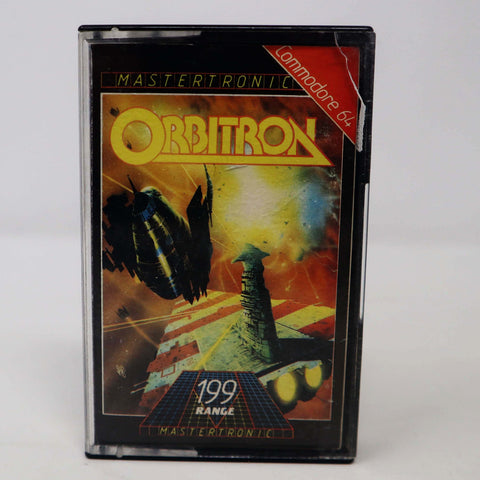 Vintage 1984 80s Commodore 64 C64 Orbitron Cassette Tape Video Game
