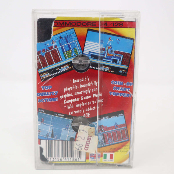 Vintage 1988 80s Commodore 64 C64 CBM 64 / 128 Dragon Ninja Cassette Tape Video Game
