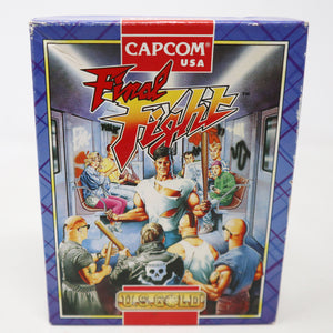 Vintage 1991 90s Commodore 64 C64 CBM 64 / 128 Capcom U.S. Gold Final Fight Cassette Tape Video Game Boxed Retro