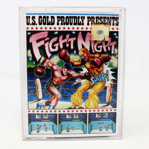 Vintage 1980s Commodore 64 C64 CBM 64 / 128 Fight Night Boxing Cassette Tape Video Game